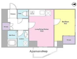 東京都三鷹市上連雀6丁目【マンション】の間取り