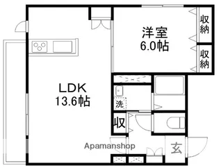 ヴェローナ【103号室】の間取り