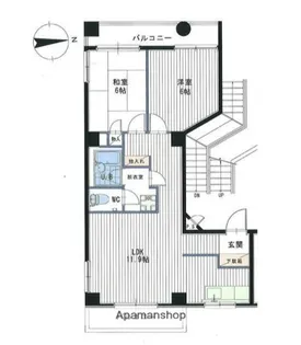 東京都三鷹市野崎2丁目【マンション】の間取り