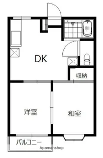 東京都西東京市保谷町4丁目【アパート】の間取り
