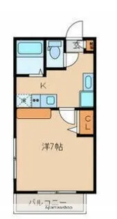 東京都杉並区松庵3丁目【アパート】の間取り