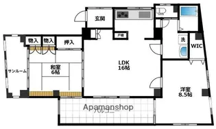 東京都練馬区上石神井1丁目【マンション】の間取り
