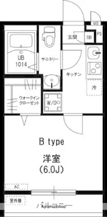 東京都杉並区永福2丁目【アパート】の間取り