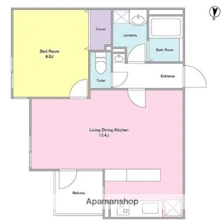 東京都三鷹市上連雀1丁目【マンション】の間取り
