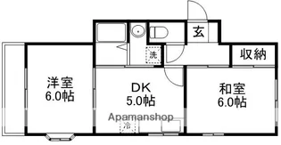 サンハイツ吉祥寺2号館【1階】の間取り