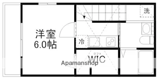 ラフィネ東小金井【2階】の間取り