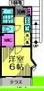 東京都西東京市南町1丁目【アパート】の間取り