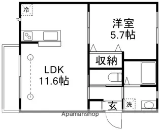 リヴェル吉祥寺【2階】の間取り