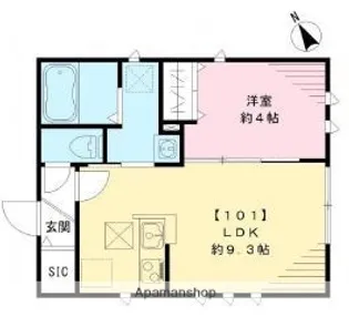東京都杉並区高井戸東4丁目【アパート】の間取り