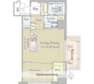 東京都杉並区西荻北3丁目【マンション】の間取り