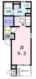 東京都小金井市貫井南町1丁目【アパート】の間取り