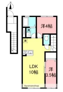 東京都武蔵野市関前5丁目【アパート】の間取り