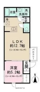 東京都杉並区浜田山1丁目【アパート】の間取り