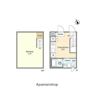 東京都武蔵野市吉祥寺東町1丁目【マンション】の間取り