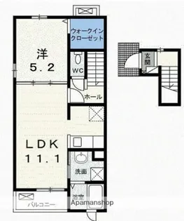 東京都杉並区永福1丁目【アパート】の間取り