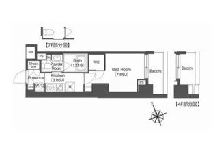 東京都杉並区西荻南3丁目【マンション】の間取り