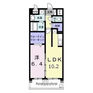 東京都杉並区清水3丁目【マンション】の間取り
