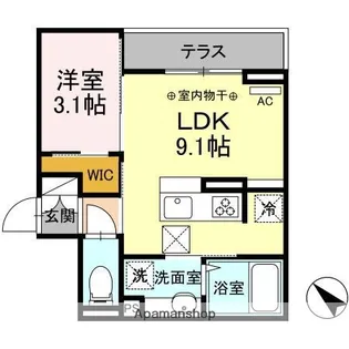 東京都武蔵野市西久保3丁目【アパート】の間取り