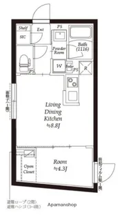 東京都杉並区永福3丁目【マンション】の間取り