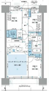 東京都杉並区上荻3丁目【マンション】の間取り