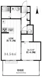 東京都武蔵野市吉祥寺北町1丁目【アパート】の間取り