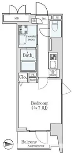 東京都三鷹市下連雀3丁目【マンション】の間取り