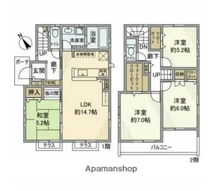 東京都武蔵野市関前3丁目【一戸建】の間取り