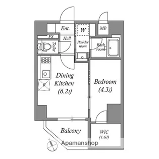 東京都杉並区高井戸東3丁目【マンション】の間取り