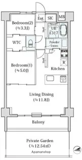 東京都杉並区浜田山2丁目【マンション】の間取り