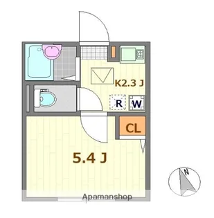 東京都武蔵野市関前5丁目【アパート】の間取り