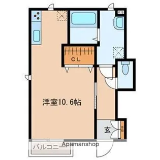 東京都杉並区阿佐谷北2丁目【アパート】の間取り