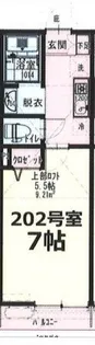 東京都三鷹市上連雀6丁目【アパート】の間取り