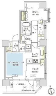 東京都杉並区上荻4丁目【マンション】の間取り