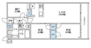 東京都杉並区宮前4丁目【マンション】の間取り