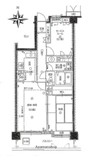 東京都西東京市柳沢2丁目【マンション】の間取り