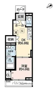 東京都武蔵野市八幡町1丁目【アパート】の間取り