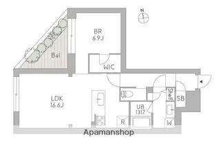東京都杉並区天沼1丁目【マンション】の間取り