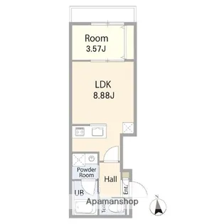 東京都練馬区上石神井2丁目【マンション】の間取り