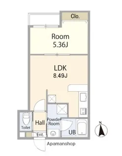 東京都練馬区上石神井2丁目【マンション】の間取り