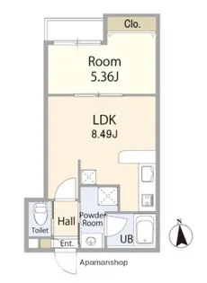 東京都練馬区上石神井2丁目【マンション】の間取り