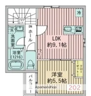 東京都杉並区桃井2丁目【アパート】の間取り