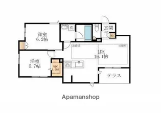 東京都杉並区永福2丁目【マンション】の間取り