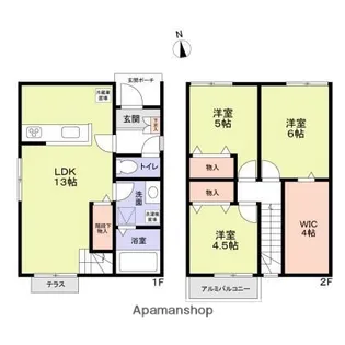 東京都三鷹市井の頭3丁目【一戸建】の間取り