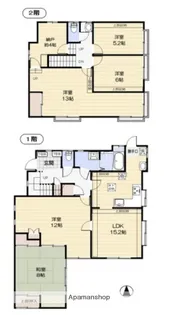 東京都西東京市新町5丁目【一戸建】の間取り