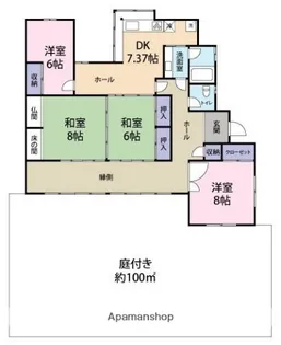 東京都杉並区上荻3丁目【一戸建】の間取り