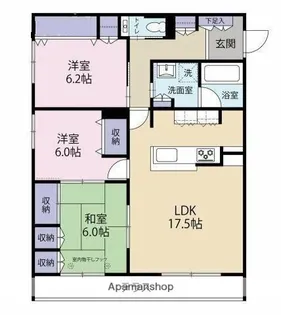 東京都杉並区久我山4丁目【マンション】の間取り