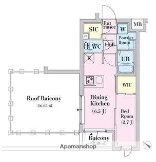 東京都武蔵野市境4丁目【マンション】の間取り