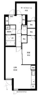 東京都杉並区桃井4丁目【マンション】の間取り