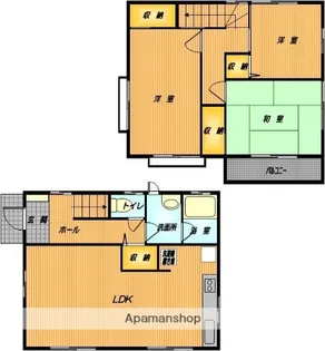 東京都小金井市本町3丁目【一戸建】の間取り
