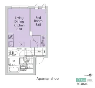 東京都杉並区高井戸西1丁目【マンション】の間取り